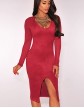 Rochie Midi cu Crapatura LC60673S
